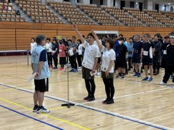 第33回富山県民スポーツレクリエーション祭「フレッシュテニス」、「ウオークラリー」